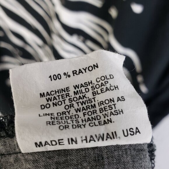 JAMS WORLD 'Bay Breeze' Maxi Dress Rayon Tropical Print Hawaiian size M V-neck - Picture 6 of 9